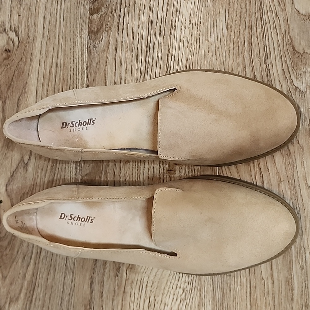 Dr Scholls Womens Jet Set Tan Closed Almond Toe Low Heel Loafer Shoes - Picture 3 of 9